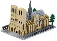 BRIXIES 200168 - Kathedrale notre-Dame, 3D Konstruktionsbausatz aus...
