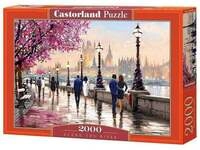 Castorland 2000 Piece Jigsaw Puzzles, Along the River, Art. Puzzle, Paintings Puzzle,