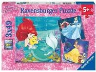 Puzzle Ravensburger DPR: Abenteuer der Prinzessinnen 3 X 49 Teile