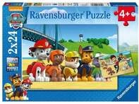 Puzzle Ravensburger Heldenhafte Hunde 2 X 24 Teile