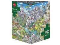 Heye - Dreieckspuzzle 1000 Teile - Tanck Alpine Fun