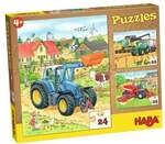 Puzzles Traktor & Co. 3 Motive je 24 Teile