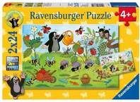 Puzzle Ravensburger Der Maulwurf im Garten 2 X 24 Teile