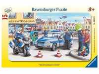 Rahmenpuzzle Ravensburger Einsatz der Polizei 15 Teile