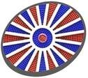 CARROMCO ELEKTRONIK DARTBOARD CLASSIC MASTER II, MIT ADAPTER, 2-LOCH ABSTAND