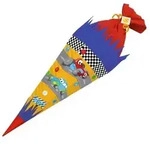 Schult&uuml;ten-Bastelset "Rennwagen"