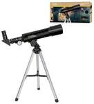 Bresser 12883 - NATIONAL GEOGRAPHIC Linsen-Teleskop 50/360 mit Tischstativ,