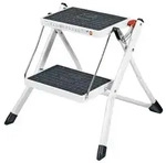 Hailo MK60 4310-001 Kunststoff Klapptritt Arbeitsh&ouml;he (max.): 2.44m Wei&szlig;, Anthrazit