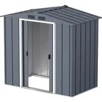 Metall Ger&auml;tehaus 202x113 Gartenhaus Schiebet&uuml;ren
