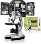 Bresser Junior 14459 - Mikroskop-Set Biotar mit 300x1200x Verg&ouml;&szlig;erung, inkl.