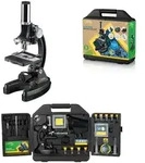 Bresser 13610 - NATIONAL GEOGRAPHIC KiDS Einsteiger-Mikroskop-Set mit 300-1200x