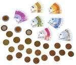 MM - Spielgeld "Euro" M&uuml;nzen und Scheine