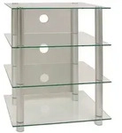 Hifi M&ouml;bel Rack Alu Glas Phono Mediaregal Blados