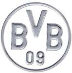 BVB 89140430 - BVB-Auto-Aufkleber silber, Borussia Dortmund