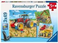 Puzzle Ravensburger Gro&szlig;e Maschinen 3 X 49 Teile