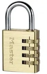 Master Lock P44298 Vorh&auml;ngeschloss Gold, Silber Zahlenschloss