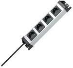 Kopp 226120010 Steckdosenleiste Grau, Schwarz Schutzkontakt 1St.