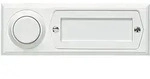 Grothe 51013 Klingeltaster mit Namensschild 1fach Wei&szlig; 12 V/1,5A
