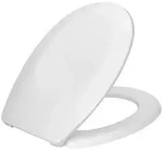 WC-Sitz Mod. Bergamo Wei&szlig;, aus antibakteriellem Duroplast