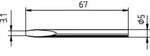 Ersa 0032KD L&ouml;tspitze Mei&szlig;elform, gerade Spitzen-Gr&ouml;&szlig;e 3.10mm Inhalt 1St.
