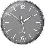 TFA Analoge Funk-Wanduhr mit Aluminium-Rahmen