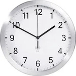 TFA Dostmann 98.1091.02 Funk Wanduhr 25 cm x 40 mm Aluminium (matt)