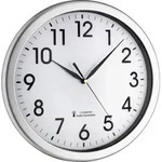 TFA Dostmann 60.3519.02 Funk Wanduhr 30.8cm x 43mm Silber