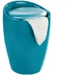 Hocker Mod. Candy Petrol, mit abnehmbarem W&auml;schesammler