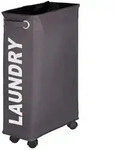 W&auml;schesammler Mod. Corno Grau, W&auml;schekorb, 43 l