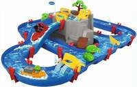 AquaPlay - Wasserbahn Set Bergsee - 42-teiliges Spieleset mit Bergsee, Wasserfall und