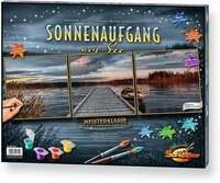 Schipper Malen nach Zahlen - Sonnenaufgang am See (Triptychon)