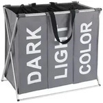 W&auml;schesammler Mod. Trio Grau, W&auml;schekorb, 130 l