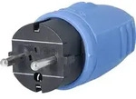 AS Schwabe 62401 Schutzkontaktstecker Gummi 230V Blau IP44