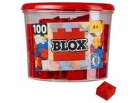 Simba 104114111 - Blox, 100 rote Bausteine