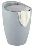 Hocker Mod. Candy Grey, mit abnehmbarem W&auml;schesammler