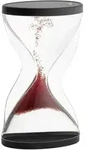 TFA Dostmann 18.6004.05 Sanduhr Acrylglas klar, Rot, Schwarz mechanisch