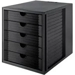HAN SYSTEMBOX KARMA 14508-13 Schubladenbox Schwarz DIN A4, DIN C4 Anzahl der