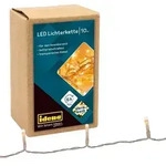 Idena Lichterkette 10 LED warmwei&szlig; 6h Timer 1m