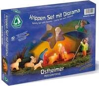 Krippen Set mit Diorama 11-tlg