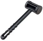 Camping Hammer mit Heringauszieher schwarz 32cm