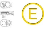 Knarr-Rad, 863P/7N, Au&szlig;en-4k.6,3mm 1/4Zoll, f.863 G, 863 P, 863 PC, 863 ST