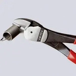 Knipex 74 21 200 Werkstatt Kraft-Seitenschneider mit Facette 200mm