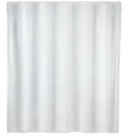 Anti-Schimmel Duschvorhang Uni White, 180 x 200 cm, Textil (Polyester), waschbar