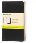 Moleskine Cahier pocket blanko schwarz DIN A6. 3er Pack