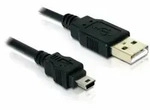 Delock USB-Kabel USB 2.0 USB-A Stecker, USB-Mini-B Stecker 1.50m Schwarz 82252