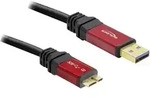 Delock USB-Kabel USB 3.2 Gen1 USB-A Stecker, USB-Micro-B 3.0 Stecker 2.00 m Rot,