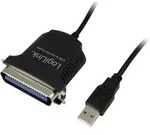 LogiLink USB 1.1, Parallel Anschlusskabel [1x Centronics-Buchse - 1x USB 1.1 Stecker