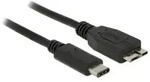 Delock USB-Kabel USB 3.2 Gen1 USB-C&reg; Stecker, USB-Micro-B 3.0 Stecker 0.50 m Schwarz