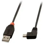 LINDY USB-Kabel USB 2.0 USB-A Stecker, USB-Mini-B Stecker 2.00 m Schwarz 31972