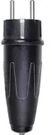 Schneider Electric 123551 Schutzkontaktstecker Vollgummi 250V Schwarz IP44